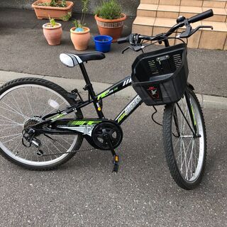 【ネット決済・配送可】自転車（マウンテンバイク） 24インチ　　