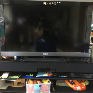 SONY ４０インチ液晶テレビとテレビ台(スピーカー内蔵)