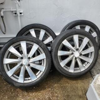 値下げしました。15インチ 5J オフセット45 PCD100 4本 w2-worldbuffet