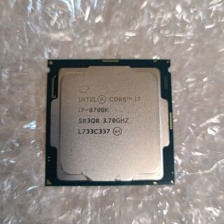 【ネット決済・配送可】Core i7-8700K intel インテル