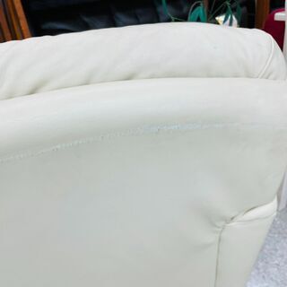 🤍HUKLA(フクラ) 3Pソファ 🖤定価￥270.000 🖤本革 クリーム🤍