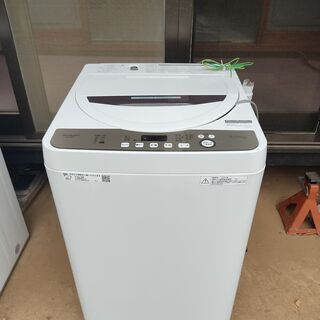 洗濯機 シャープ 6K 2020年製