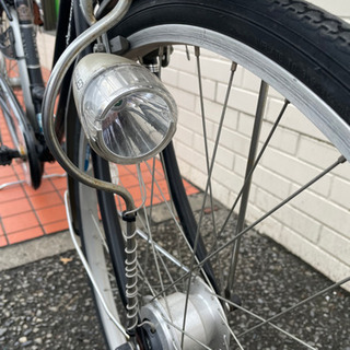 GM551【近隣配達可能】自転車 3段変速ギヤ オートライト 黒 ママチャリ 
