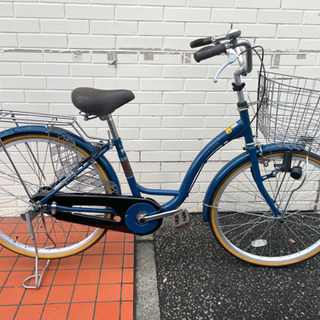 GM552【近隣配達可能】自転車　こども用自転車　24インチ　青...