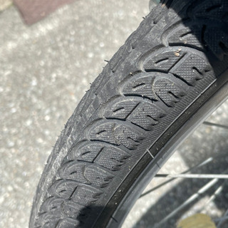 三輪自転車、タイヤ入れ替え済み。