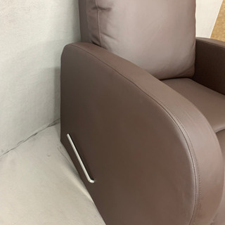 イス ソファ リクライニングチェア オットマン一体型 WORLD LASH コンパクト リクライニングソファ 一人用 オットマン付き おしゃれ