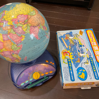 地球儀オデッセイと世界地図パズルゲーム