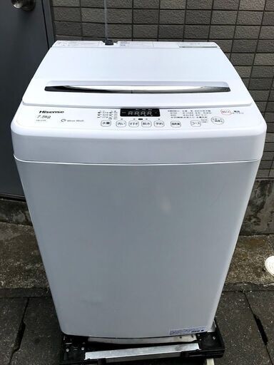 洗濯機 ハイセンス HW-G75A 7.51kg 2020年