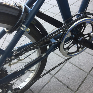 JEEP折りたたみ自転車（ダークネイビー）です。【トレファク東大阪店】