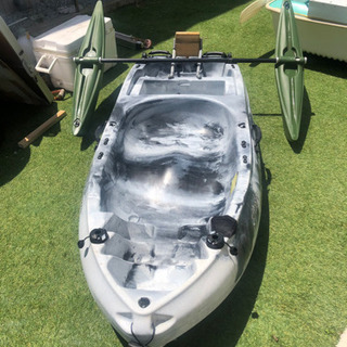 カヤック　フロート　魚探　セット