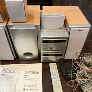 ソニーSONY CD MD カセット　コンポーネントシステム【ジ...