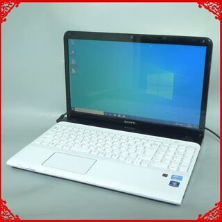 1台限定 新品SSD搭載 ノートパソコン 中古良品 15.5型 SONY 