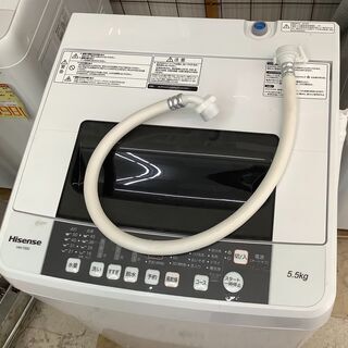Hisense/ハイセンス 5.5kg 洗濯機 HW-T55C 2018年製【ユーズドユーズ名古屋天白店】 J878