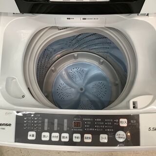 Hisense/ハイセンス 5.5kg 洗濯機 HW-T55C 2018年製【ユーズドユーズ名古屋天白店】 J878