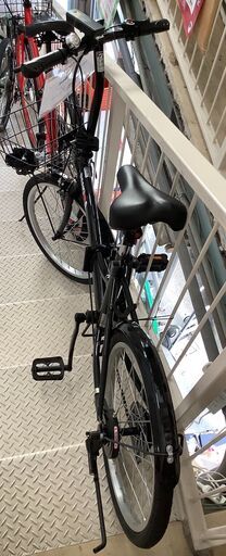 折り畳み自転車 PANGEA TOUGH 黒 20インチ 6段変速 ノーパンクタイヤ