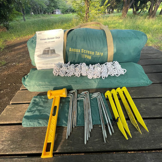 売り切れました💦連結可能大型スクリーンタープ　コールマン　アネックススクリーンタープ　設営確認済