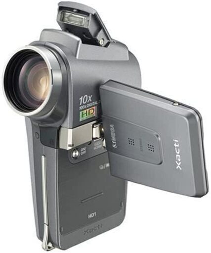 SANYO デジタルムービーカメラ Xacti チタングレー DMX-HD1