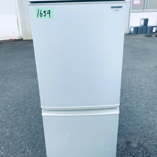 1659番 シャープ✨ノンフロン冷凍冷蔵庫✨SJ-14S-W‼️