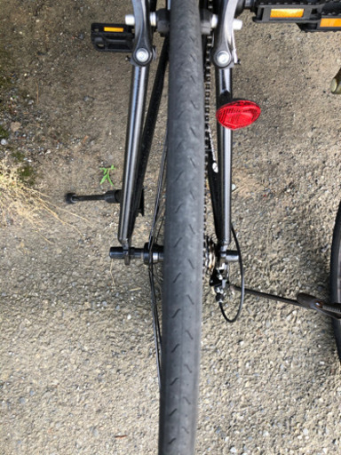 ほぼ新品】ANIMATO 組み立て済クロスバイク【ダイヤル錠・充電式ライト