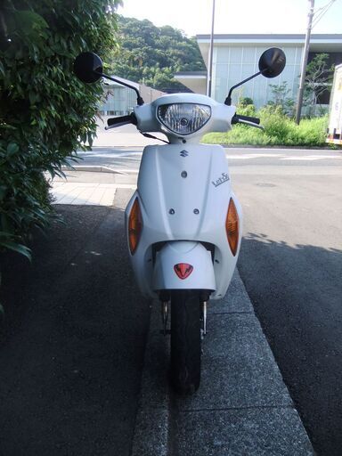 スズキ　レッツ5G(セキュリティーアラーム付き)　中古実動美車　バッテリーフル充電済み　オイル交換後渡し　ナンバー登録書類有 スズキ レッツ5G(セキュリティーアラーム付き) 中古実動美車