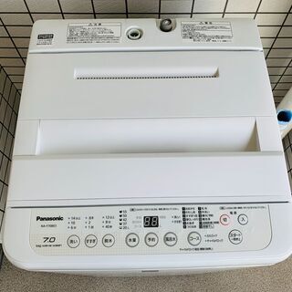 Panasonic パナソニック 洗濯機 2017年製 7kg NA-F70BE5