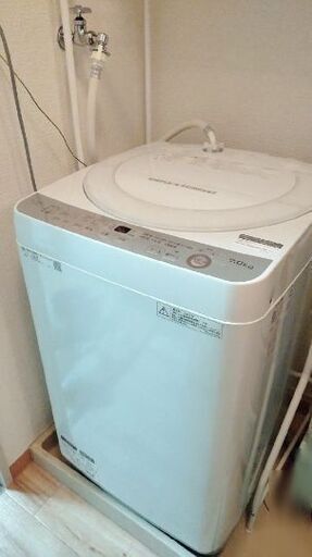 2017年製 SHARP 7kg 洗濯機 ES-GE7B
