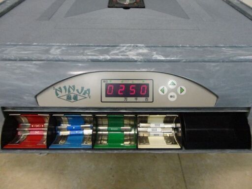 ○○○【発送可】中古全自動麻雀卓『雀豪マーク3＆Ninjaグレー』座卓