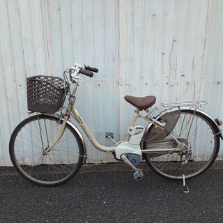 電動アシスト自転車6月-10　パナソニック　ViVi DX　充電器　8.0Ahバッテリー　鍵1本