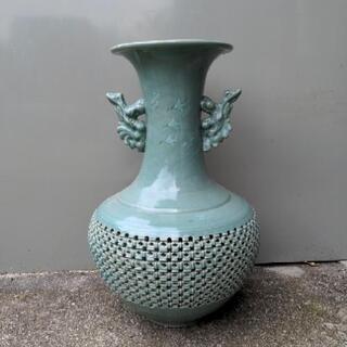 からして ヤフオク! 高麗青磁 花器 - センチ