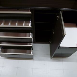 食器棚 ニトリ ソフトクロージング セパレート 幅140x奥行50x高さ202cm