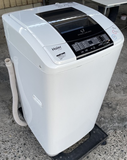 Haier ハイアール 13年製 5.0kg 洗濯機 JW-K50F 簡易風乾燥機能付き コンパクトタイプ