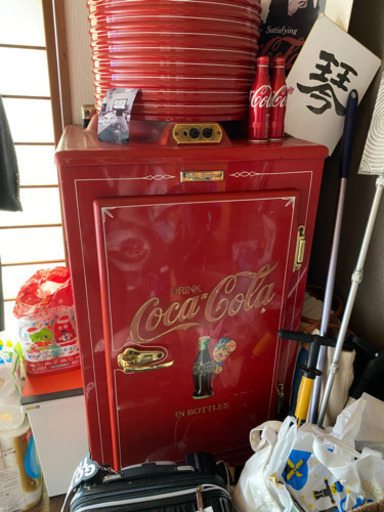 コカコーラ年代物冷蔵庫