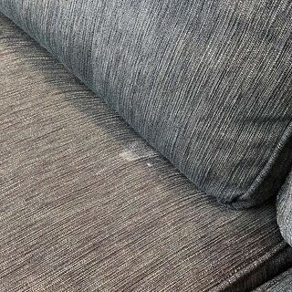 【値下げ!!】 (Y)北大前! 札幌 引取 eilersen/アイラーセン STREAMLINE/ストリームライン L字ソファ 3人掛け グレー系 【色焼け・シミ有り】