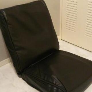 リクライニング座椅子 黒