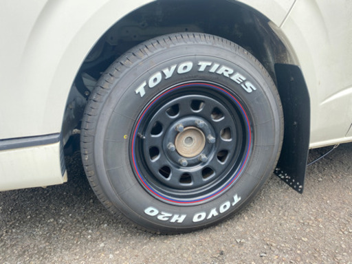 ハイエース用　デイトナホイール中古＋TOYO H20 ほぼ新品　4本