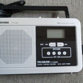 東芝 AM/FM/SW ラジオ TY-SHR3 