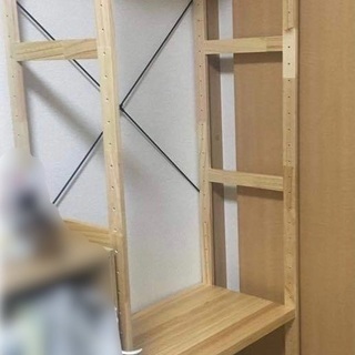 【ネット決済】木製ハンガーラック