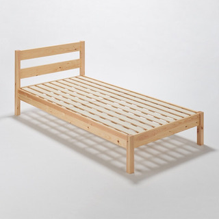 無印良品　とても古い　パイン材組立式シングルベッド