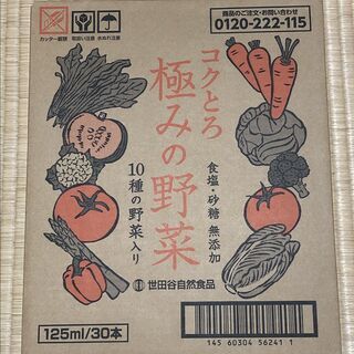 世田谷自然食品　コクとろ極みの野菜　125ml×30本