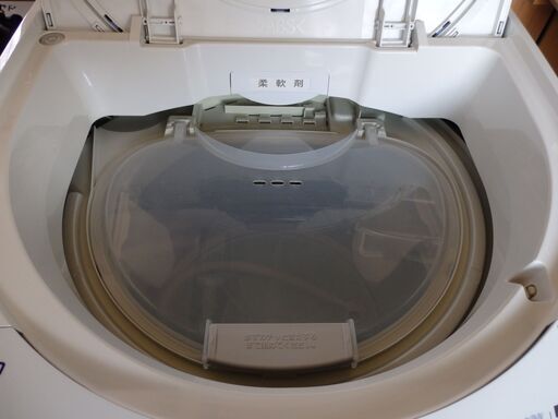 引き取り限定 パナソニック 8.0kg 洗濯機 NA-FS80H3 エコウォッシュ 送風乾燥機能 パワフルコース 2012年製 給水/排水ホース付き