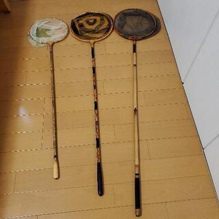 へら鮒釣り 有名工房作 和竿6本 竹枠玉網3本 希少セット