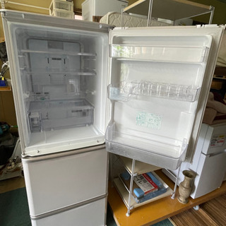 【リサイクルサービス八光　田上店　安心の1か月保証　配達・設置OK】シャープ 350L 3ドア冷蔵庫（ベージュ系）SHARP プラズマクラスター搭載 どっちもドア SJ-PW35A-C リサイクルサービス八光 田上店 安心の1か月保証 配達・設置OK】シャープ