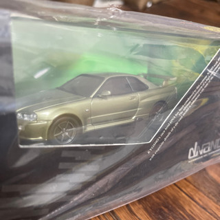 未開封品！京商1/43  R34  スカイラインGTR  ミレニ...