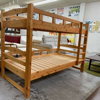 【愛品館 江戸川店】家具の里　2段ベッド　ベッド　ID:153-017567-007　　配送可 　代引き配送可