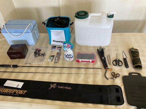アジングセット　一式　まとめて譲ります　早いもの勝ちです　ロッド　thirty four(34)GUIDEPOST LHR-69 リール　shimano stradic ci4+ c2000S