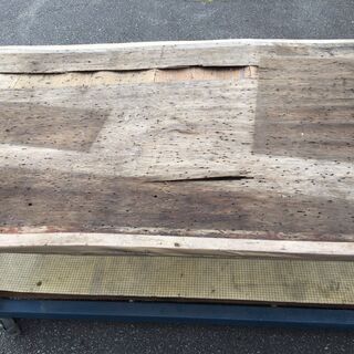 □5205□愛知発 引取限定□金属製作業台 コロ付き 182×