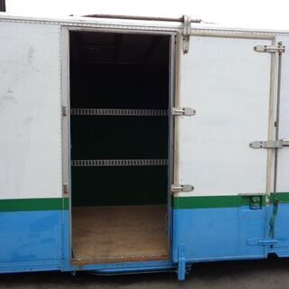 トラックコンテナ 箱 スロープ付 3170x1730x2080 アルミバン 冷凍冷蔵