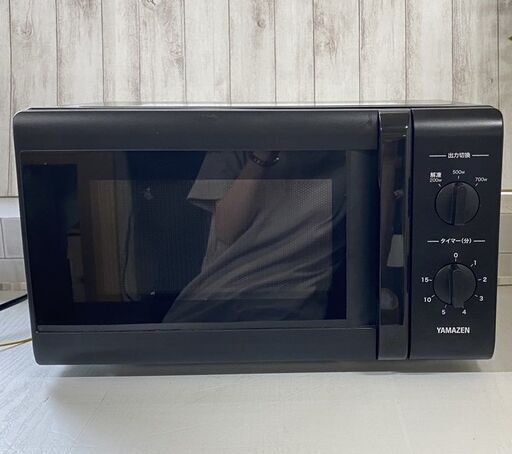 (売約済み)2020年製】 山善 YAMAZEN 17L ターンテーブル 60Hz専用 ARB-207 ブラック 黒