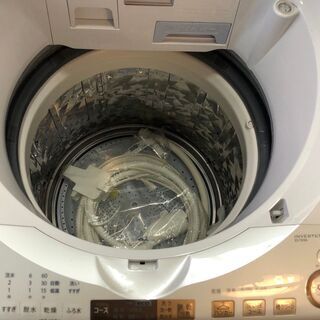 ☆中古激安！　SHARP　シャープ 5.5kg  プラズマクラスター　全自動洗濯機　2017年製　ES-GE5A-V　【KBF048】￥31,800！！