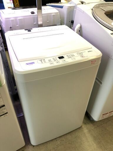 ☆激安！ ヤマダ電機 6.0kg 全自動洗濯機 2021年製 YWM-T60H1 【KBF049 